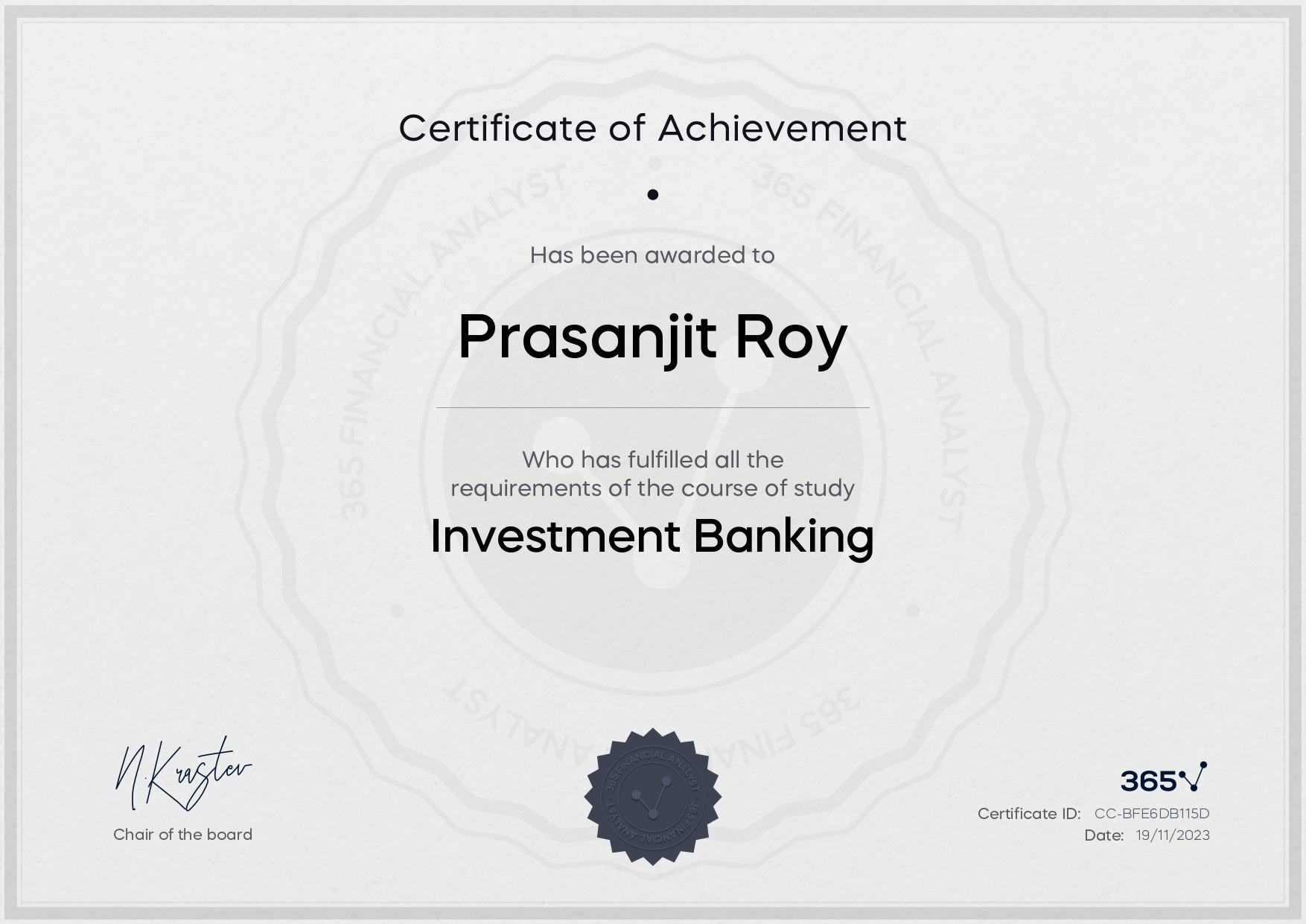 INVESTMENT BANK